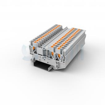 Клемма push-in проходная 3 контакта 2,5 мм2, синяя | код TPI2,5TWN | ПРОВЕНТО Клемма push-in проходная 3 контакта 2,5 мм2, синяя | код TPI2,5TWN | ПРОВЕНТО