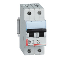 Выключатель автоматический Dx 2п C40a 6ka | код 003437 |  Legrand 
