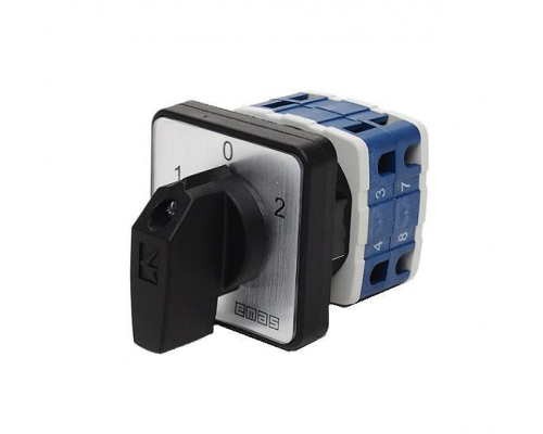 Кулачковый переключатель PSA, 120А, реверсивный, 2 полюса, 60 градусов | код PSA120KD234S | EMAS Кулачковый переключатель PSA, 120А, реверсивный, 2 полюса, 60 градусов | код PSA120KD234S | EMAS