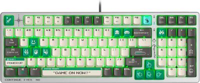 Клавиатура A4Tech Bloody S98 Pixels Green механическая белый/бежевый USB for gamer LED (S98) | код 2027375 | A4TECH Клавиатура A4Tech Bloody S98 Pixels Green механическая белый/бежевый USB for gamer LED (S98) | код 2027375 | A4TECH