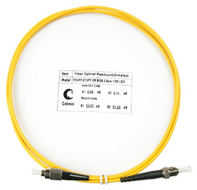 Cabeus FOP(s)-9-FC-ST-2m Шнур оптический simplex FC-ST 9/125 sm 2м LSZH | код 7505c | Cabeus Cabeus FOP(s)-9-FC-ST-2m Шнур оптический simplex FC-ST 9/125 sm 2м LSZH | код 7505c | Cabeus