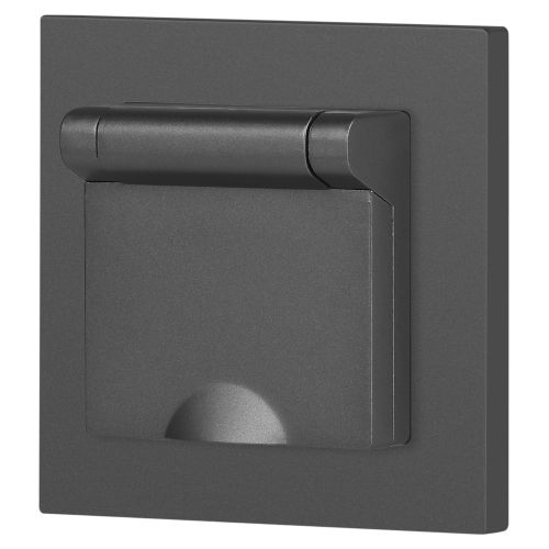 Розетка Intro Accent 6-203-07 2P+E Schuko с крышкой, 16А-250В, IP20, СУ, AL/CU, графит | код Б0063441 | ЭРА фото 7 Розетка Intro Accent 6-203-07 2P+E Schuko с крышкой, 16А-250В, IP20, СУ, AL/CU, графит | код Б0063441 | ЭРА фото 7