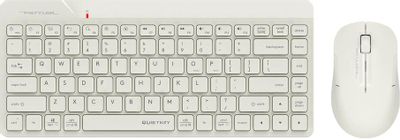 Клавиатура + мышь A4Tech Fstyler FG2200 Air2 клав:бежевый мышь:бежевый USB беспроводная slim (FG2200 AIR2 BEIGE) | код 2012307 | A4TECH Клавиатура + мышь A4Tech Fstyler FG2200 Air2 клав:бежевый мышь:бежевый USB беспроводная slim (FG2200 AIR2 BEIGE) | код 2012307 | A4TECH