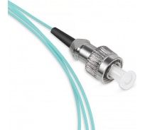 Патч-корд оптический LANMASTER, симплексный, FC/PC-ST/PC, OM3, LSZH, 1.5 м | код LAN-FC-ST/OM3-1.5 | LANMASTER