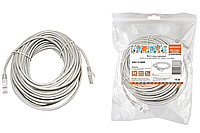 Патч-корд народный U/UTP Cat 5e 4PR 24AWG PVC, литой 15 м, серый | код SQ0115-0009 | TDM НАРОДНЫЙ