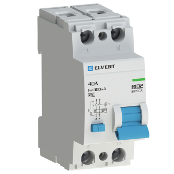 Устройство защитного отключения R10 2P 40А 300мА тип A ELVERT | код R10230A-40 | ELVERT Устройство защитного отключения R10 2P 40А 300мА тип A ELVERT | код R10230A-40 | ELVERT