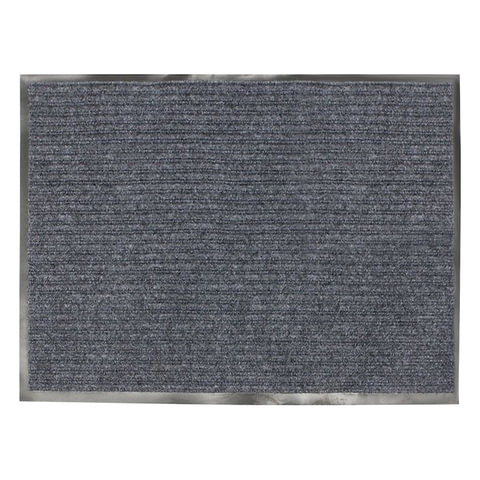 Коврик входной ворсовый влаго-грязезащитный, 90х120 см, толщина 7 мм, серый, VORTEX | код 601709 | VORTEX Коврик входной ворсовый влаго-грязезащитный, 90х120 см, толщина 7 мм, серый, VORTEX | код 601709 | VORTEX