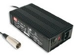 Источник питания AC-DC, 120Вт, вход 88…132V AC/176-264VAC, выход 27.6В/4.3A, изоляция 3000В AC, в кожухе, настольный 180х96х49мм, заряд в 2 стадии, -10…+60С | код PB-120N-27C | MeanWell