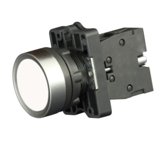 Кнопка в пластиковом корпусе белая IP65 | код BV1-CA15 | ELVERT Кнопка в пластиковом корпусе белая IP65 | код BV1-CA15 | ELVERT