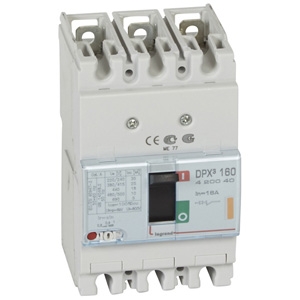 Автоматический выключатель DPX3 160 - термомагнитный расцепитель - 25 кА - 400 В~ - 3П - 16 А | код. 420040 | Legrand 