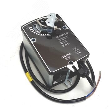 Электропривод воздушной заслонки с пружиной 3Nm, ON/OFF, 2SPDT, 24AC/DC | код SC-03DF/24V | Techno