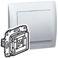 Выключатель карточный 1-кл. СП Galea Life 10А IP21 PRO21 с картой для гостиничных номеров сер. | код 775954 | Legrand