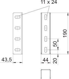 Комплект соединительный для профиля US 5 гор. цинк VUS 5 FT OBO 6018505 фото 2 Комплект соединительный для профиля US 5 гор. цинк VUS 5 FT OBO 6018505 фото 2