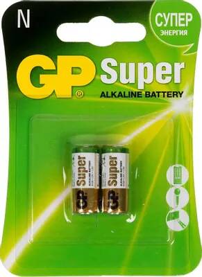 Батарея GP Super Alkaline 910A LR1 N (2шт) | код 897478 | GP Батарея GP Super Alkaline 910A LR1 N (2шт) | код 897478 | GP