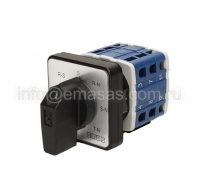 Переключатель предела для вольтметра (фаза-нейтраль, фаза-фаза) 10А | код PSA010OK723S | EMAS