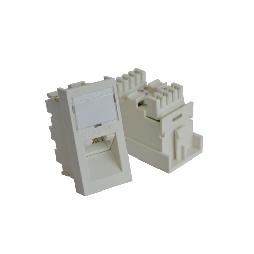 Вставка RJ-45 UTP Cat.5E, 22.5x45 мм угловая, с маркировкой, белая | код TWT-SIP-RJ45/A-WH | TWT Вставка RJ-45 UTP Cat.5E, 22.5x45 мм угловая, с маркировкой, белая | код TWT-SIP-RJ45/A-WH | TWT