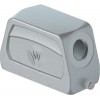 Крышка на кабель, разъема REVOS, Size 24, без уплотнителя, без защелки, 1 отверстие с резьбой для кабельных вводов M25x1,5, с боковым расположением, материал корпуса: алюминиевый сплав | код 71.350.2435.1 | Wieland