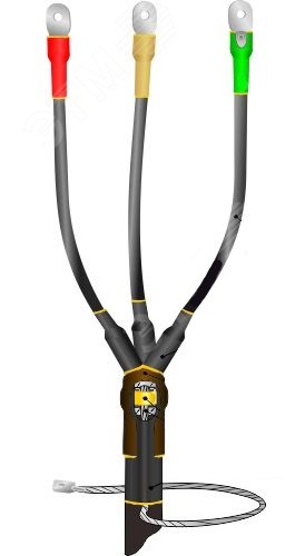 Муфта кабельная концевая 1ПКВ(Н)ТпбН-3х(70-120) с наконечниками болтовыми | код | Нева-Транс Комплект