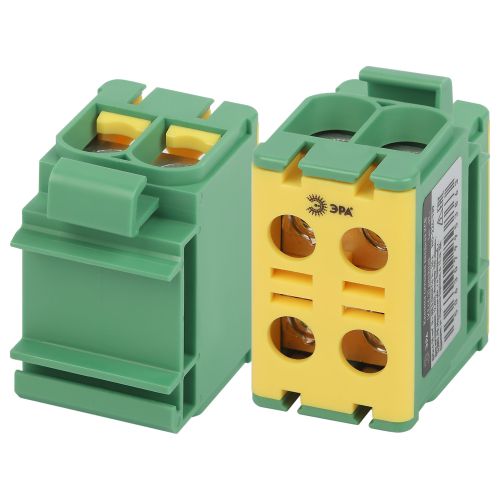 Клемма силовая вводная двойн. КСВ NO-224-139 (KE66.3) 6-50кв.мм PE желт./зел. Эра Б0065578 фото 2 Клемма силовая вводная двойн. КСВ NO-224-139 (KE66.3) 6-50кв.мм PE желт./зел. Эра Б0065578 фото 2