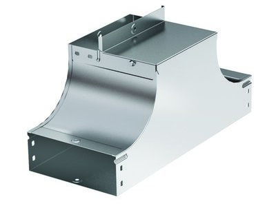 Т-Ответвитель вверх (плоский) TSS 100/80 в комплекте с крепежными элементами и соединительными пластинами, необходимыми для монтажа, | код 37222KHDZ | DKC Т-Ответвитель вверх (плоский) TSS 100/80 в комплекте с крепежными элементами и соединительными пластинами, необходимыми для монтажа, | код 37222KHDZ | DKC