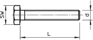 Комплект креп. М8х20 SKS 8х20 F (болт шест/гол.+гайка+шайба) OBO 3158632