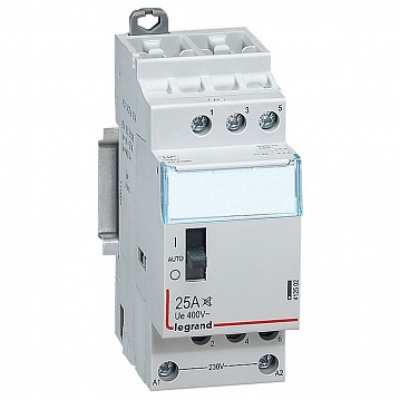 Модульный контактор  CX³ 3P 25А 400/230 AC |  код.  412502 |  Legrand