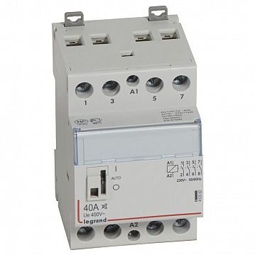 Модульный контактор  CX³ 4P 40А 400/230 AC |  код.  412562 |  Legrand