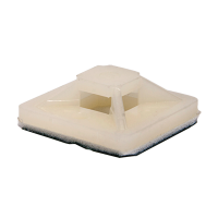 Площадка самоклеящаяся ПС-25 25х25 под хомуты (100штук/упаковка) IN HOME | код 4690612011905 | IN HOME