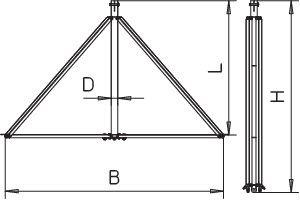 Треножный штатив для молниеприемной мачты | код 5408969 | OBO Bettermann фото 2 Треножный штатив для молниеприемной мачты | код 5408969 | OBO Bettermann фото 2
