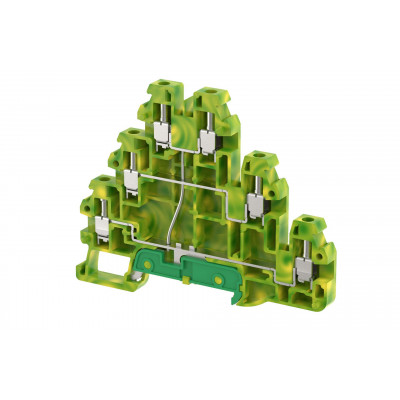 Клемма заземления винтовая 2,5 мм2, трехуровневая, на 6 подключений TGQ2.5-3T | код 1202110000 | Elmex Клемма заземления винтовая 2,5 мм2, трехуровневая, на 6 подключений TGQ2.5-3T | код 1202110000 | Elmex