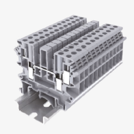 305941 Клемма UK 2-2 проходная винтовая, сеч.4мм2, сер., шт | код 305941 | SUPU