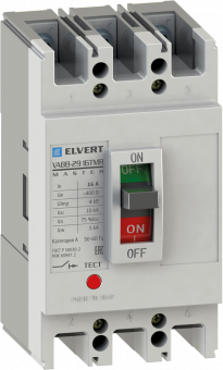 Силовой автоматический выключатель VA88-29 40TMR 3P 10кА серии Master | код VA8829-40 | ELVERT Силовой автоматический выключатель VA88-29 40TMR 3P 10кА серии Master | код VA8829-40 | ELVERT