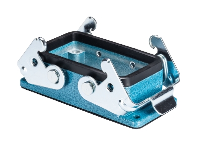 Открытое основание взрывозащищенного разъема REVOS Ex, Size 10, без защитной крышки, с двумя металлическими защелками, с уплотнителем, материал корпуса: цинковый сплав | код 70.320.1028.9 | Wieland Открытое основание взрывозащищенного разъема REVOS Ex, Size 10, без защитной крышки, с двумя металлическими защелками, с уплотнителем, материал корпуса: цинковый сплав | код 70.320.1028.9 | Wieland