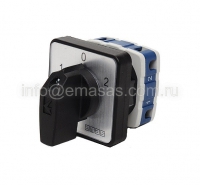 Переключатель полюсов реверс. однофазный (1-0-2) 80А | код PSA080KD134S | EMAS