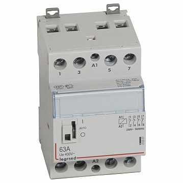 Модульный контактор  CX³ 4P 63А 400/230 AC |  код.  412557 |  Legrand
