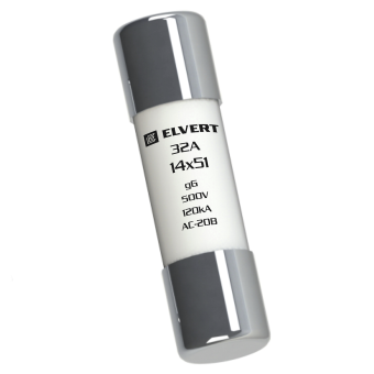 Плавкий предохранитель FС06 32A 14x51 gG ELVERT (упаковка 10шт) | код FC06g-32 | ELVERT Плавкий предохранитель FС06 32A 14x51 gG ELVERT (упаковка 10шт) | код FC06g-32 | ELVERT