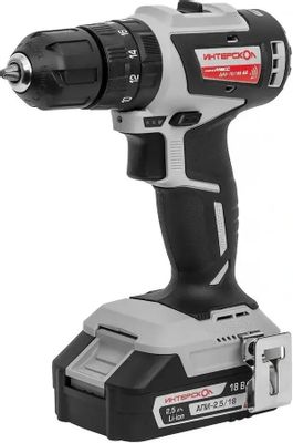 Дрель-шуруповерт Интерскол ДАУ-10/18В аккум. патрон:быстрозажимной (кейс в комплекте) (769.2.2.45) | код 2021178 | ИНТЕРСКОЛ Дрель-шуруповерт Интерскол ДАУ-10/18В аккум. патрон:быстрозажимной (кейс в комплекте) (769.2.2.45) | код 2021178 | ИНТЕРСКОЛ