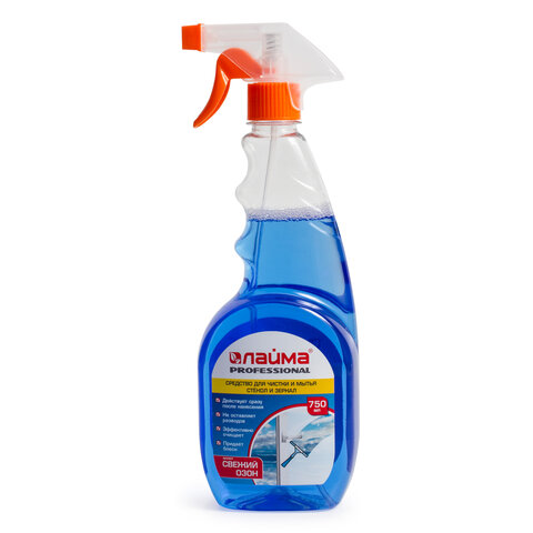 Средство для мытья стекол и зеркал 750 мл, ЛАЙМА PROFESSIONAL, распылитель, 602301 | код 602301 | LAIMA Средство для мытья стекол и зеркал 750 мл, ЛАЙМА PROFESSIONAL, распылитель, 602301 | код 602301 | LAIMA