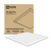 Панель светодиодная универсальная LPU-02 50Вт ОПАЛ 230В 6500К 4000Лм 595х595х25мм IP40 IN HOME | код 4690612034324 | IN HOME