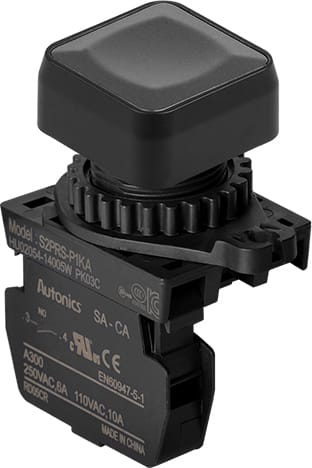 Головка кнопки S2PRS-P1K, квадратная черная ?30мм с самовозвратом, монтажное отверстие ?22/25мм | код A8026-A5550002774 | РЕЛЕ И АВТОМАТИКА Головка кнопки S2PRS-P1K, квадратная черная ?30мм с самовозвратом, монтажное отверстие ?22/25мм | код A8026-A5550002774 | РЕЛЕ И АВТОМАТИКА