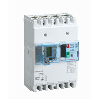 Автоматический выключатель DPX3 160 - термомагн. расц. - с диф. защ. - 36 кА - 400 В~ - 4П - 25 А | код. 420111 | Legrand 