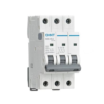 Авт. выкл. NB8-40J 3P 3А 4,5кА х-ка D (R) | код 320729 | CHINT Авт. выкл. NB8-40J 3P 3А 4,5кА х-ка D (R) | код 320729 | CHINT