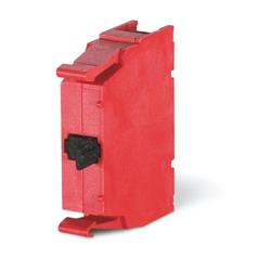 Блок-контакт вспом., 1NC, 16A(6A 230V AC15), боковой монтаж, для габ. Y2, красный, COMMAND/ISOLATORS | код 590.PL004003 | Scame Блок-контакт вспом., 1NC, 16A(6A 230V AC15), боковой монтаж, для габ. Y2, красный, COMMAND/ISOLATORS | код 590.PL004003 | Scame