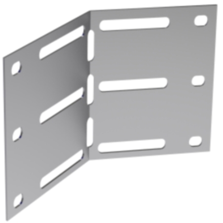 Угловой соединитель H 100 мм, цинк-ламел | код UHH010HDZL | DKC Угловой соединитель H 100 мм, цинк-ламел | код UHH010HDZL | DKC