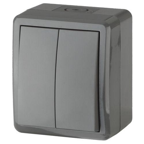 Выключатель 2-кл. ОП Эра Эксперт 10А IP54 11-1404-03 250В 10AX сер. Эра Б0020676