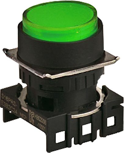 Головка кнопки S16PR-E4G, выступающая под подсветку зеленая ?18мм с фиксацией, монтажное отверстие ?16мм | код A8026-A5550012219 | РЕЛЕ И АВТОМАТИКА Головка кнопки S16PR-E4G, выступающая под подсветку зеленая ?18мм с фиксацией, монтажное отверстие ?16мм | код A8026-A5550012219 | РЕЛЕ И АВТОМАТИКА