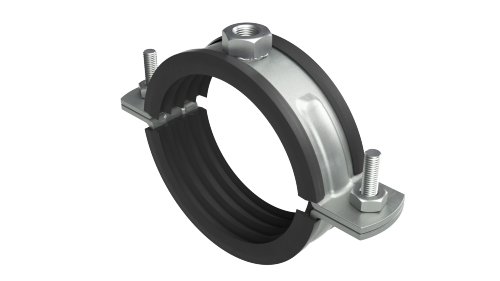 Хомут для высоких нагрузок с изоляцией с гайкой М16 для труб d 8 | код BHH21800 | DKC Хомут для высоких нагрузок с изоляцией с гайкой М16 для труб d 8 | код BHH21800 | DKC