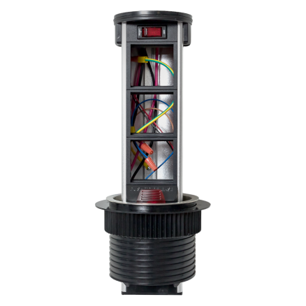 Встраиваемая мини-колонна с беспроводной зарядкой 15Вт, 6 модулей C-Line | код cl-vmkwc-6-s | EKF Встраиваемая мини-колонна с беспроводной зарядкой 15Вт, 6 модулей C-Line | код cl-vmkwc-6-s | EKF