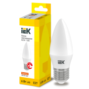 Лампа LED ALFA C35 свеча 10Вт 230В 6500К E27 | код LLA-C35-10-230-65-E27 | IEK