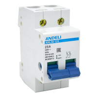 Выключатель нагрузки AHL30-125 2P 63A (ANDELI) | код ADL04-008 | ANDELI
